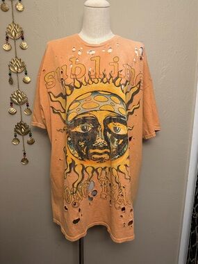 Urban Outfitters Sublime Graphic Oversize Distressed Cotton Tshirt Size S/M